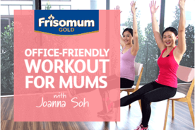 Office-friendly workout for mums