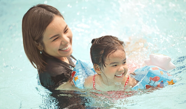 Regular excercise for kid such as swimming